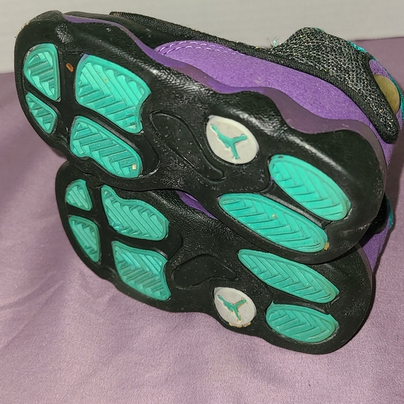 Air Jordan 13 Retro  Toddler Baby Size 4 C Holographic Sparkle - Picture 5 of 7